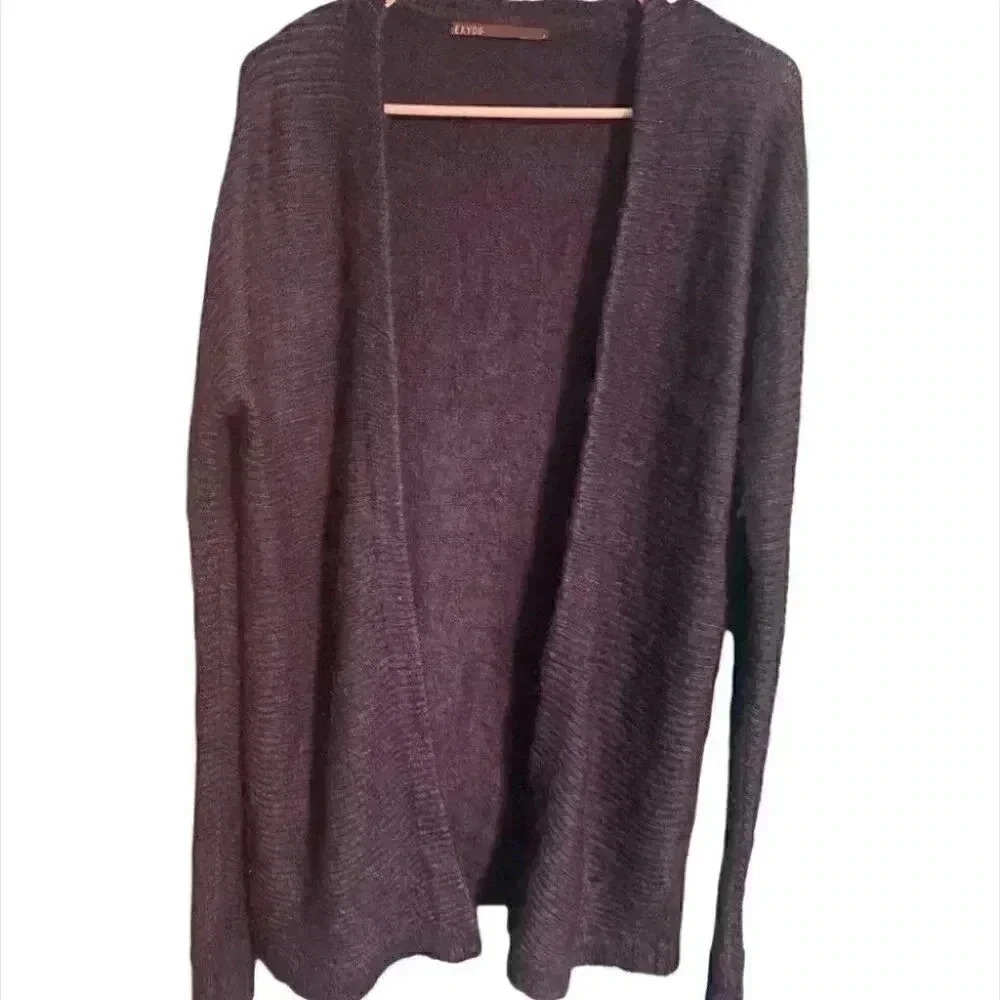 Boutique Ekyog Navy Mohair Blend Soft Cardigan